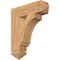 Ekena Millwork Imperial Arts & Crafts Smooth Bracket, Western Red Cedar, 5 1/2"W x 22"D x 26"H BKT06X22X26IMP03SWR - alternate 1